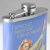 I Refuse Common Sense Stainless Steel 8 oz Liquor Flask